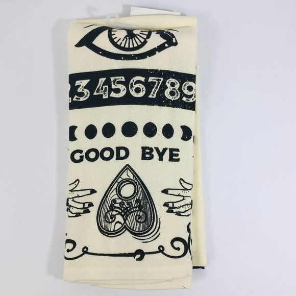 Happy Halloween Ouija Board Kitchen Dish Towel Set of 2 - Picture 2 of 3